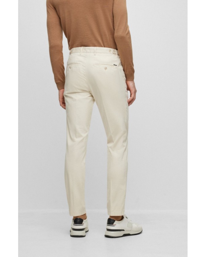 Παντελόνι Chinos Boss Εκρού C-Genius-W-233F 50496128-131