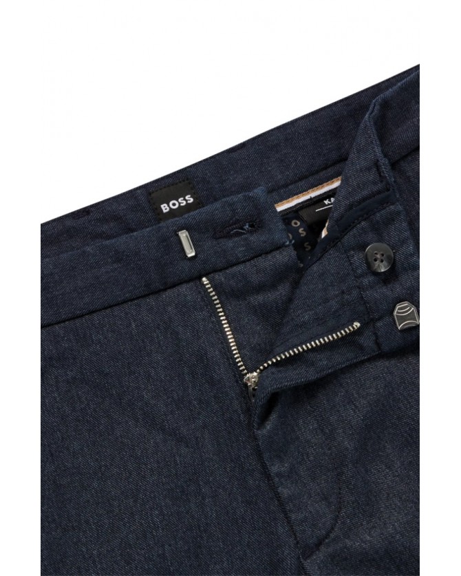 Παντελόνι Chinos Boss Σκούρο μπλε Kaito1 50499630-404