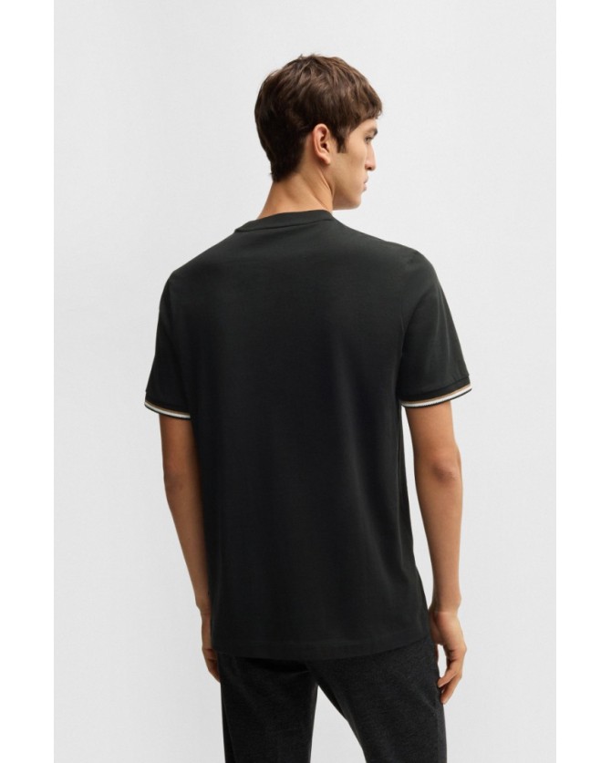 T-shirt Boss Μαύρο Thompson 04 50501097-001