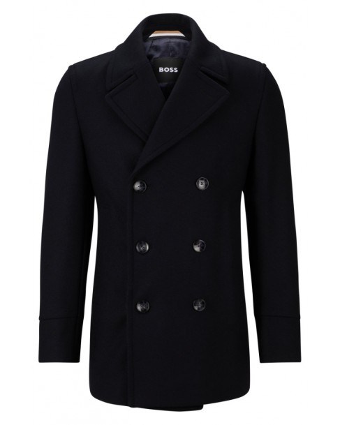Παλτό Boss Σκούρο μπλε H-Hyde-Pcoat-234 50502282-402