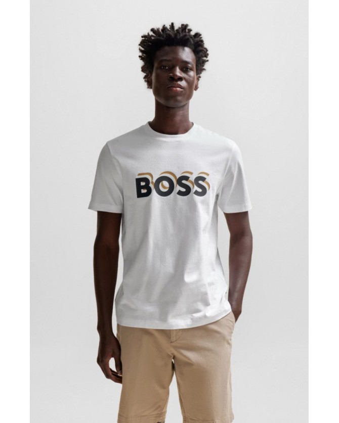 T-shirt Boss Λευκό Tiburt 427 50506923-100
