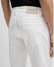 Παντελόνι jean Boss Λευκό Delaware3-1 50514321-100 Slim fit