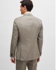Κοστούμι με γιλέκο Boss Μπεζ H-Huge-3Pcs-232 50514646-260 Slim fit