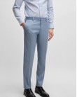 Κοστούμι με γιλέκο Boss Σιέλ H-Huge-3Pcs-232 50514646-450 Slim fit