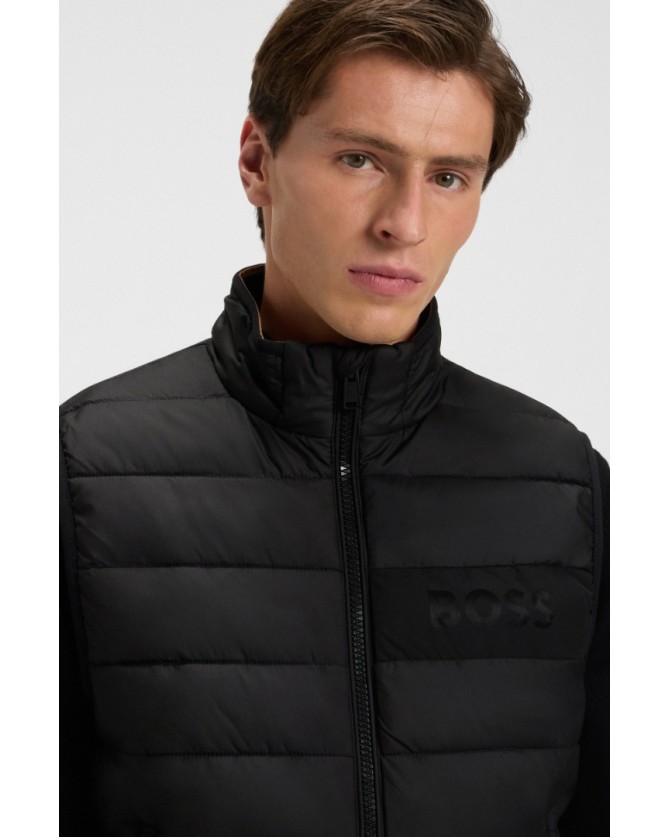 Μπουφάν γιλέκο Boss Μαύρο H-Cenito 50518375-001