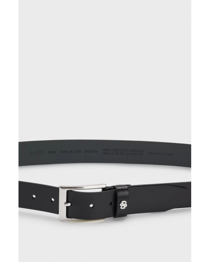 Ζώνη Boss Μαύρη Emal-B_Sz35 50522778-001