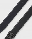 Ζώνη Boss Μαύρη  B_Icon-Gr-St_Sr35 50529609-004
