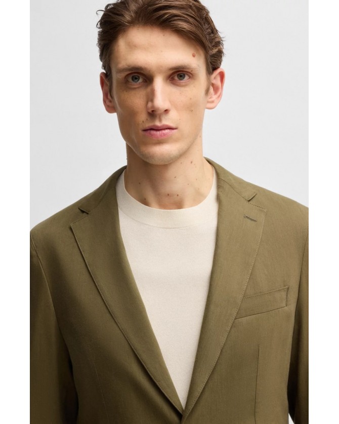 Σακάκι Boss Λαδί  P-Hanry-Flaps-WG-252 50540685-302