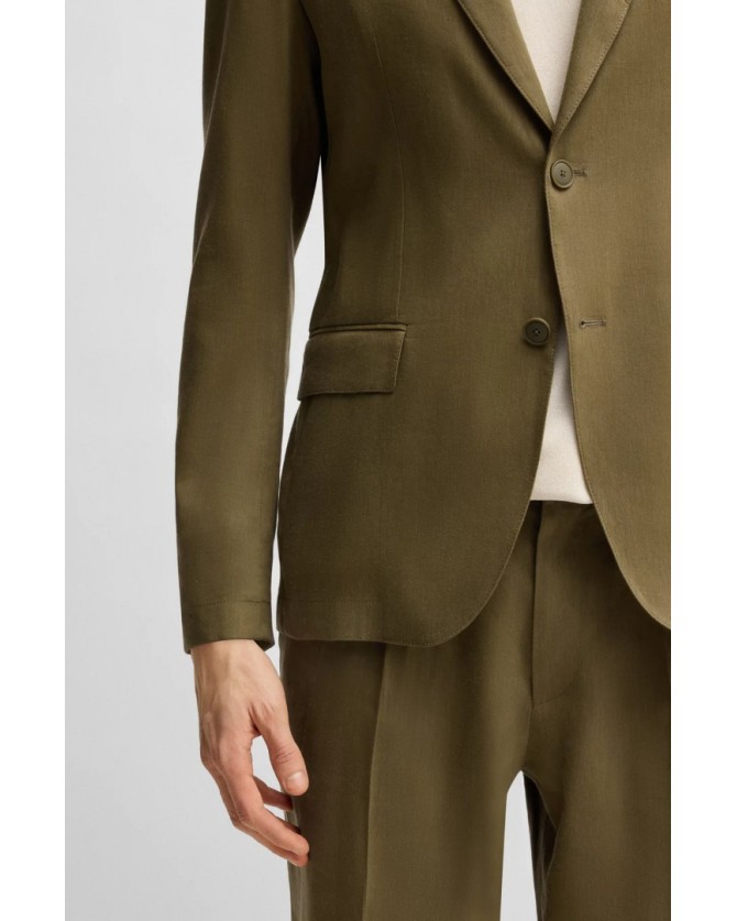 Σακάκι Boss Λαδί  P-Hanry-Flaps-WG-252 50540685-302