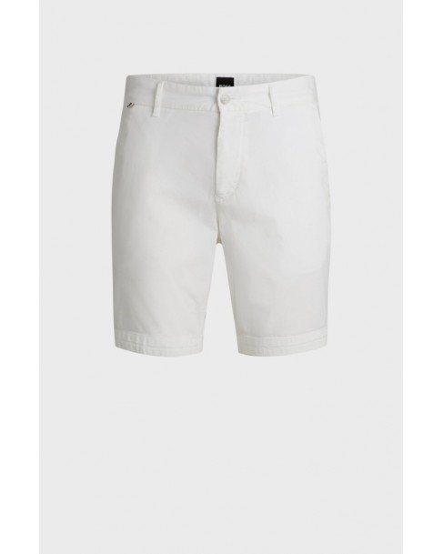 Βερμούδα Boss Λευκή H-Slice-Shorts1 50540743-100