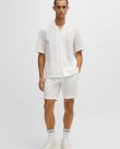 Βερμούδα Boss Λευκή H-Slice-Shorts1 50540743-100