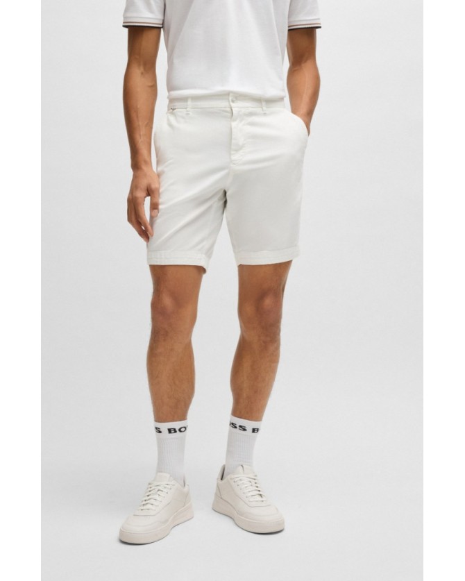 Βερμούδα Boss Λευκή H-Slice-Shorts1 50540743-100