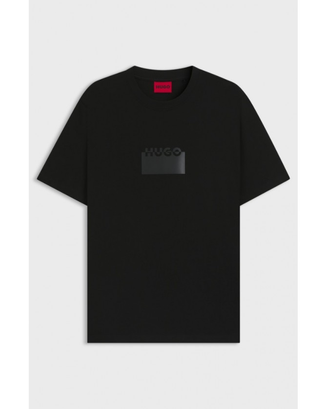 T-shirt Hugo Μαύρο Delastio 50546867-001