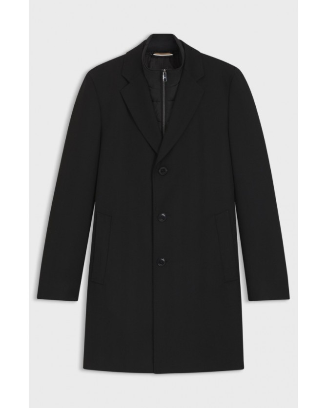 Παλτό Boss Μαύρο H-Hyde-Bib-254 50551117-001