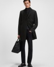 Παλτό Boss Μαύρο H-Hyde-Bib-254 50551117-001