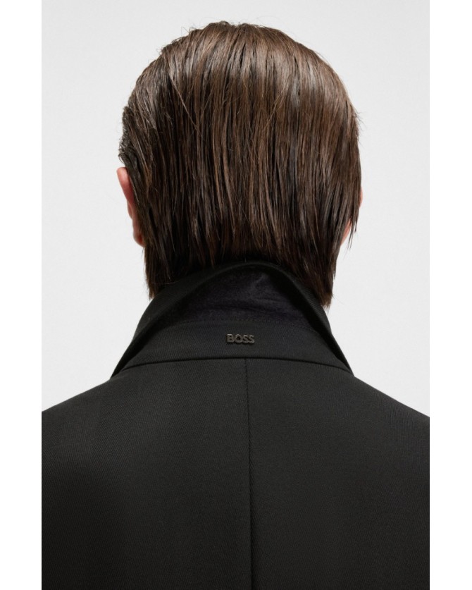 Παλτό Boss Μαύρο H-Hyde-Bib-254 50551117-001
