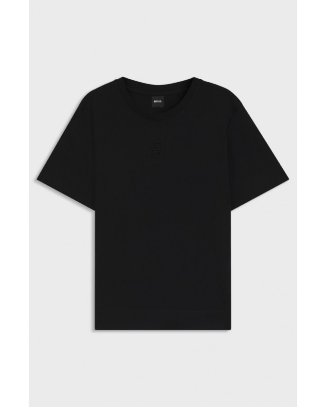 T-shirt Boss Μαύρο Elpha_Placed3 50551443-001