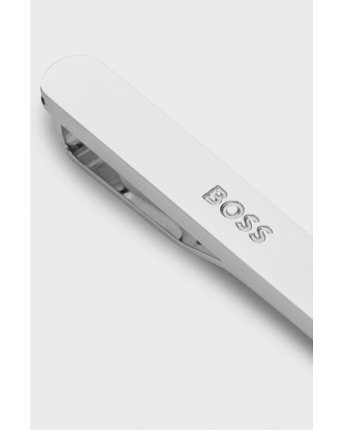 Πι'αστρα γραβάτας Boss σε Ασημένιο χρώμα  B-BOSSONE-TIE 50552393-040
