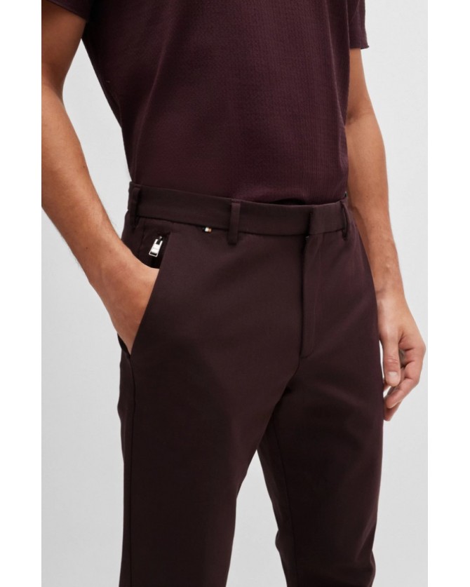 Παντελόνι chinos Boss  Kaito1_T Μπορντώ 50487754-642