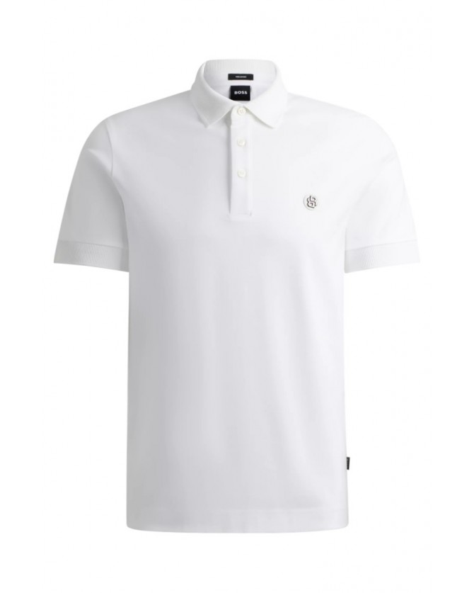 Polo t-shirt Boss Λευκό C-Parris 01 50520297-100