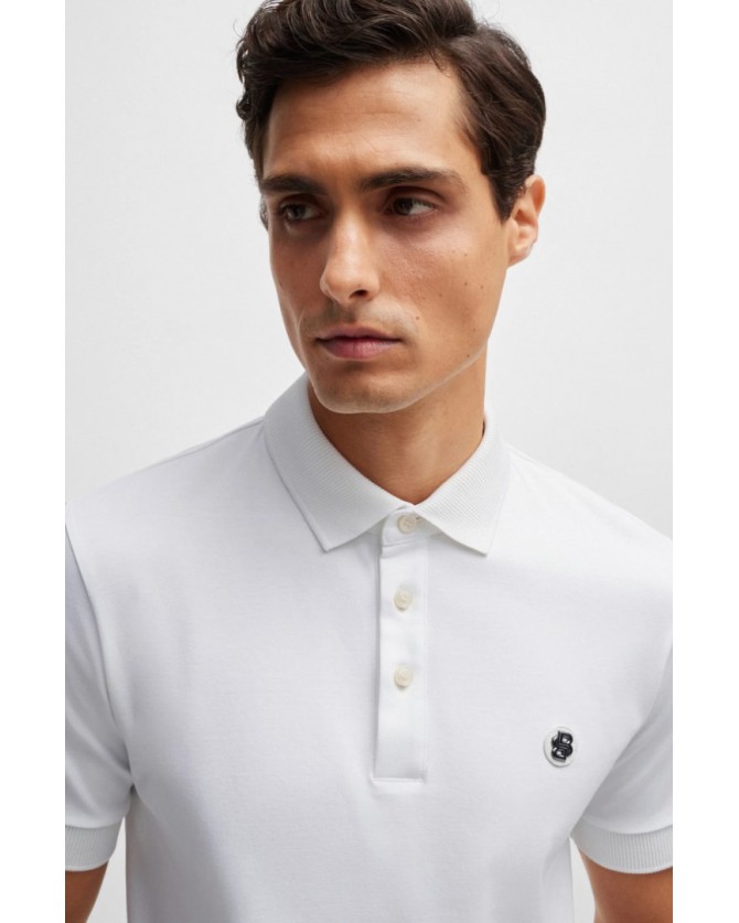 Polo t-shirt Boss Λευκό C-Parris 01 50520297-100