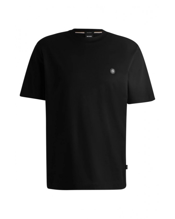 T-shirt Boss Μαύρο C-Taut 01 50520298-001