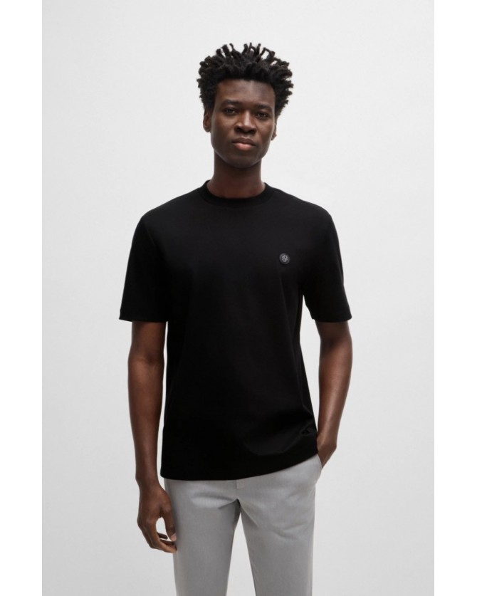 T-shirt Boss Μαύρο C-Taut 01 50520298-001