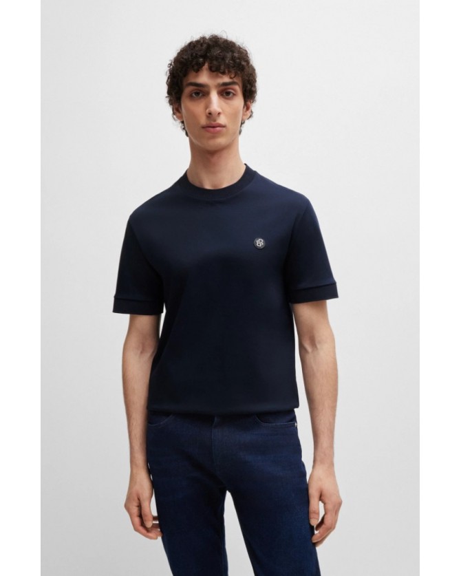 T-shirt Boss Σκούρο μπλε C-Taut 01 50520298-404