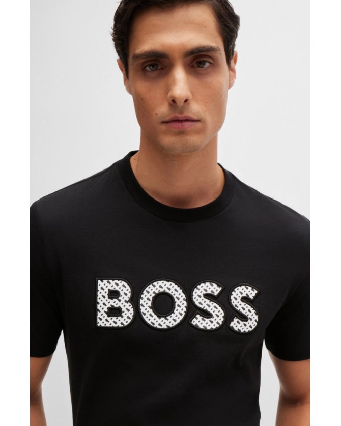 T-shirt Boss Μαύρο C-Thompson 06 50521520-002