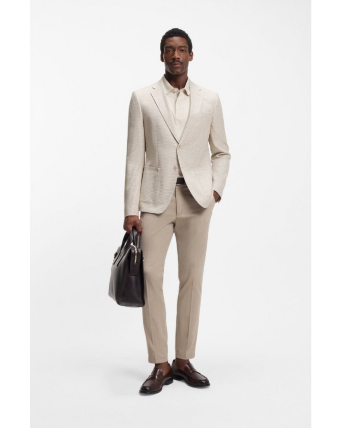 Σακάκι Boss Εκρού H-Hutson-2PP-253 50556910-131