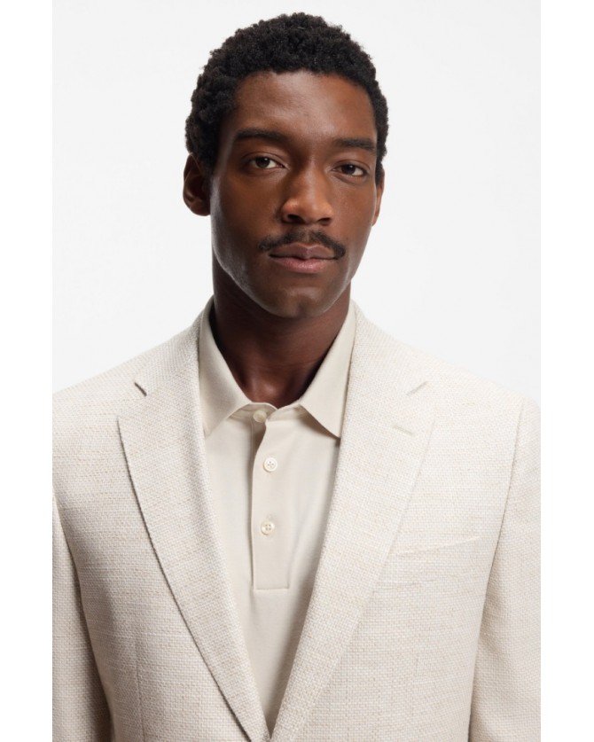 Σακάκι Boss Εκρού H-Hutson-2PP-253 50556910-131