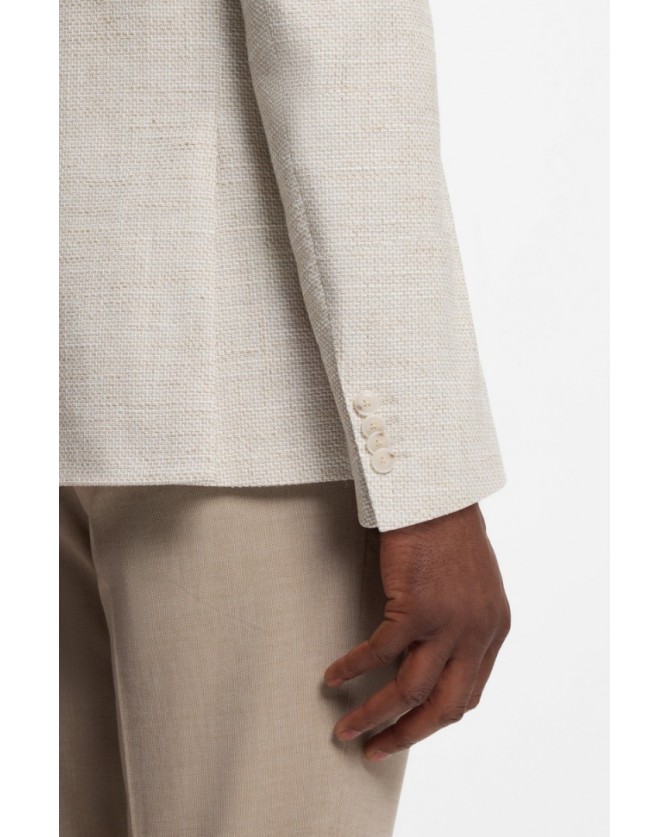 Σακάκι Boss Εκρού H-Hutson-2PP-253 50556910-131