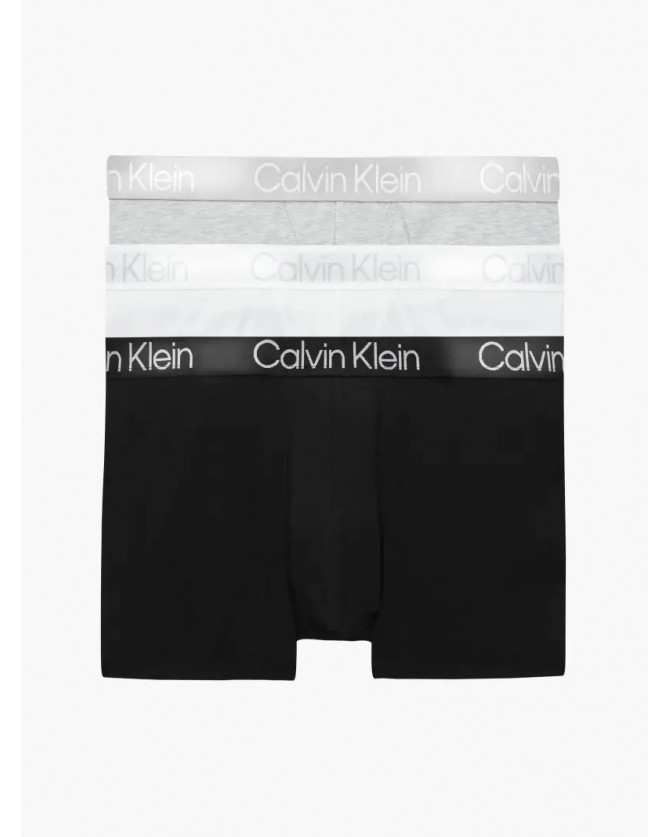 Τριάδα σετ εσωρούχων Calvin Klein Γκρι-Μαύρο-Λευκό NB2970A-UW5