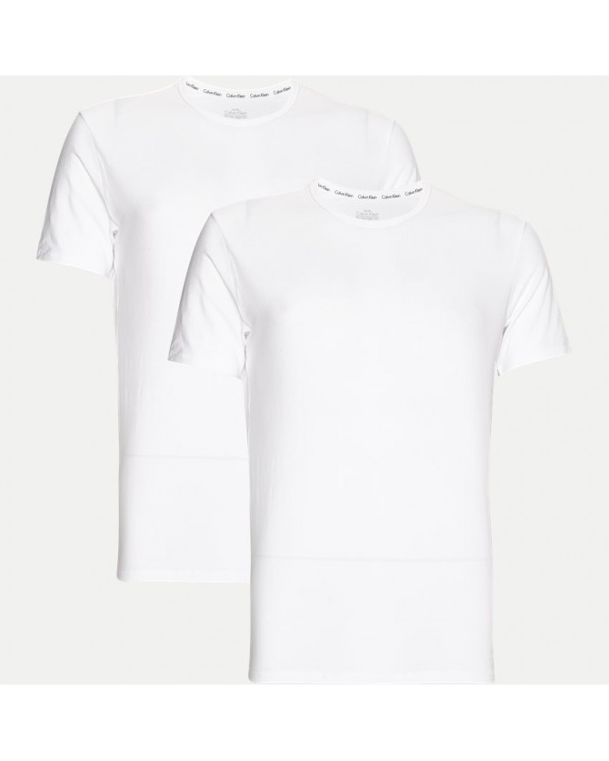 Σετ φανέλες 2 τμχ Calvin Klein Λευκές NB1088A-100