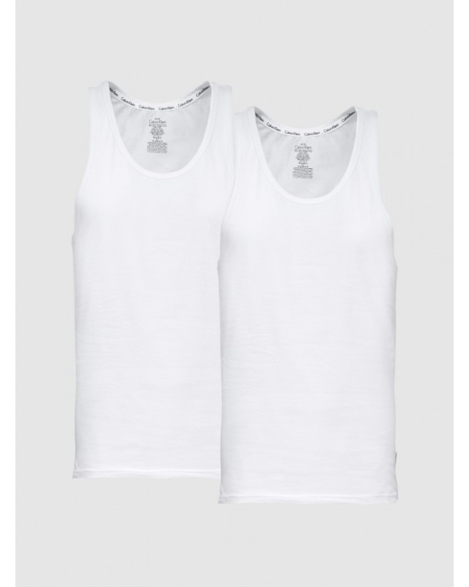 Σετ φανέλες δύο τεμαχίων Calvin Klein Λευκές NB1099A-100