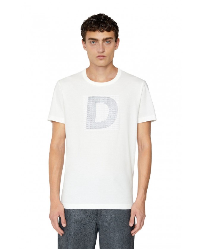 T-shirt Diesel Λευκό A066030TDAK-141