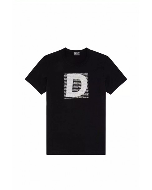 T-shirt Diesel Μαύρο A066030TDAK-9XX