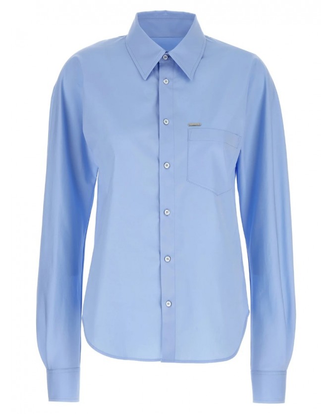 Πουκάμισο Dsquared2 Σιέλ S75DL0912S36275-472