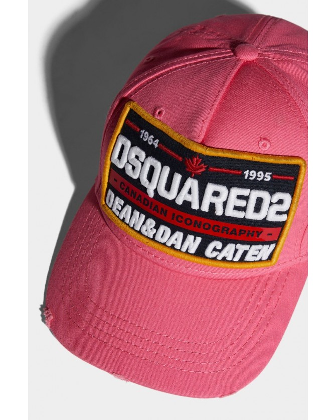 Καπέλο Jokey Dsquared2 Ροζ D2 PATCH BASEBALL CAP BCM035505C00001-9245