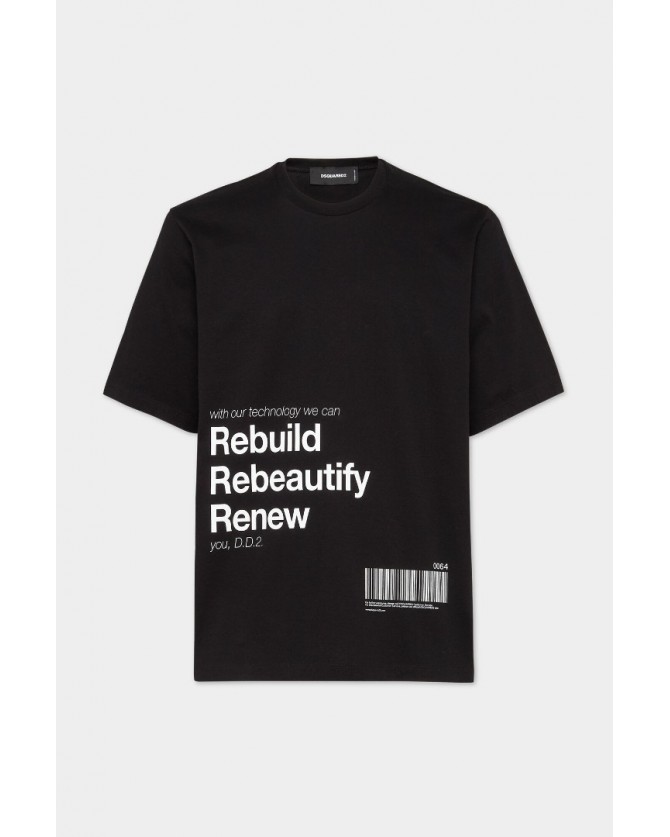 T-shirt Dsquared2 Μαύρο S71GD1470S23009-900