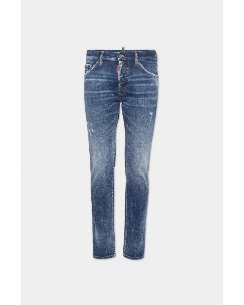 Παντελόνι Jean Dsquared2 Μπλε S71LB1442S30309-470 MEDIUM REFLECTIVE LAKE WASH COOL GUY JEANS