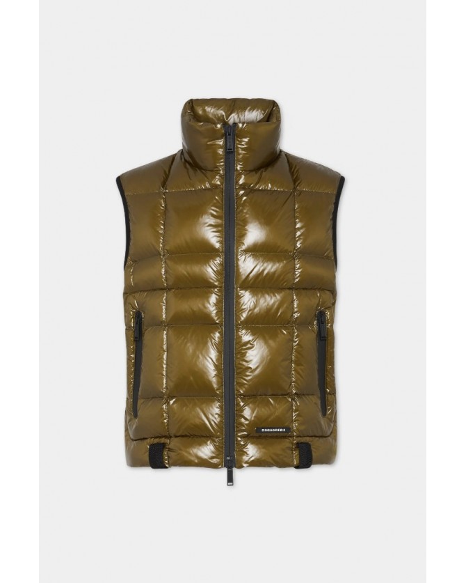 Μπουφάν γιλέκο Dsquared2 Λαδί S74FB0344D35315-707