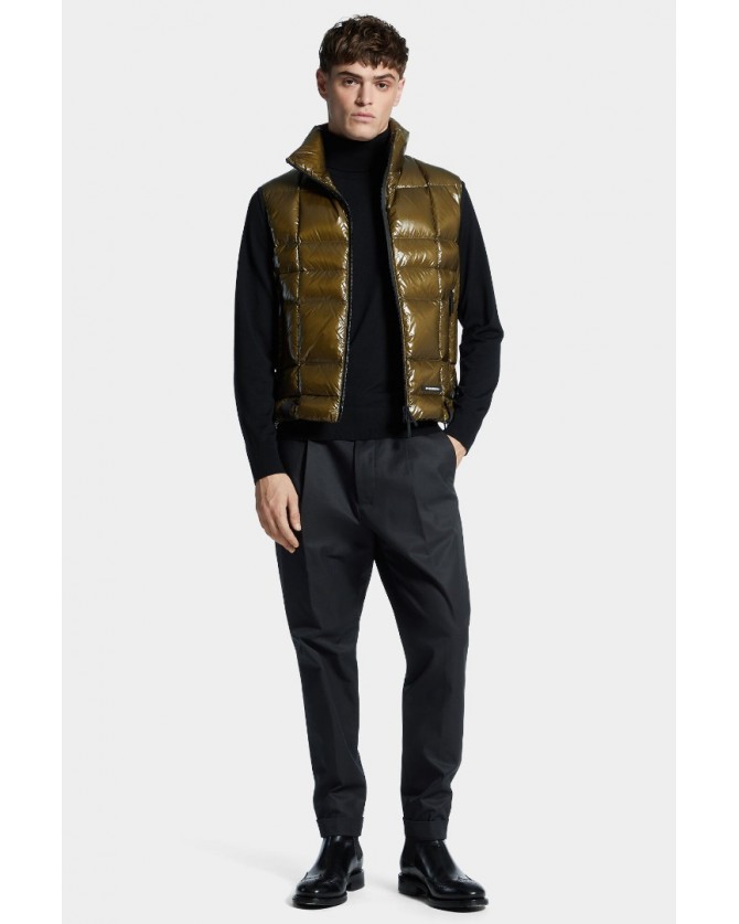 Μπουφάν γιλέκο Dsquared2 Λαδί S74FB0344D35315-707