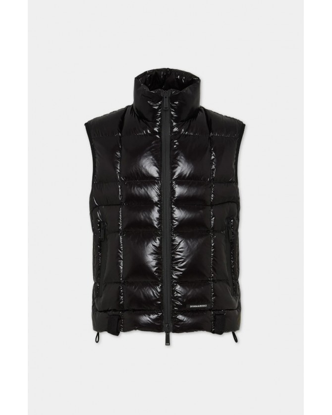 Μπουφάν γιλέκο Dsquared2 Μαύρο S74FB0344D35315-900