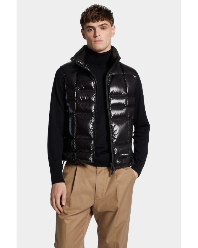 Μπουφάν γιλέκο Dsquared2 Μαύρο S74FB0344D35315-900