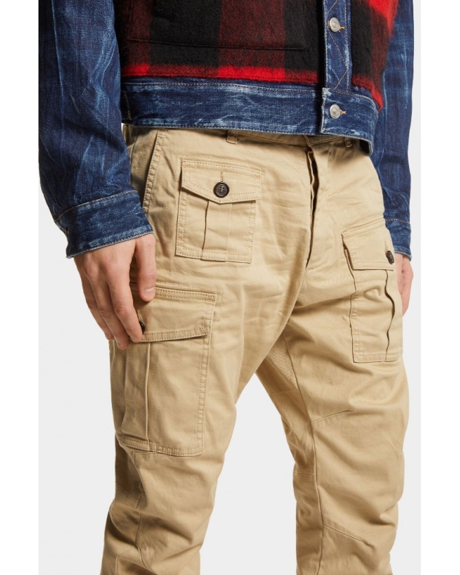 Παντελόνι Cargo Dsquared2 Μπεζ S74KB0818S39021-111