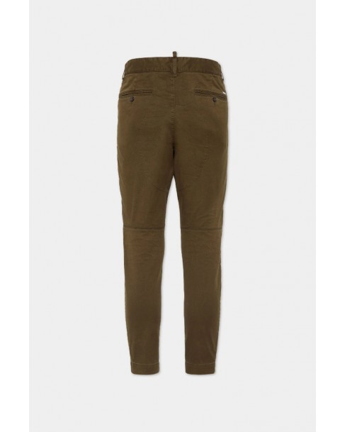 Παντελόνι chinos Dsquared2 Λαδί  S74KB0819S39021-728