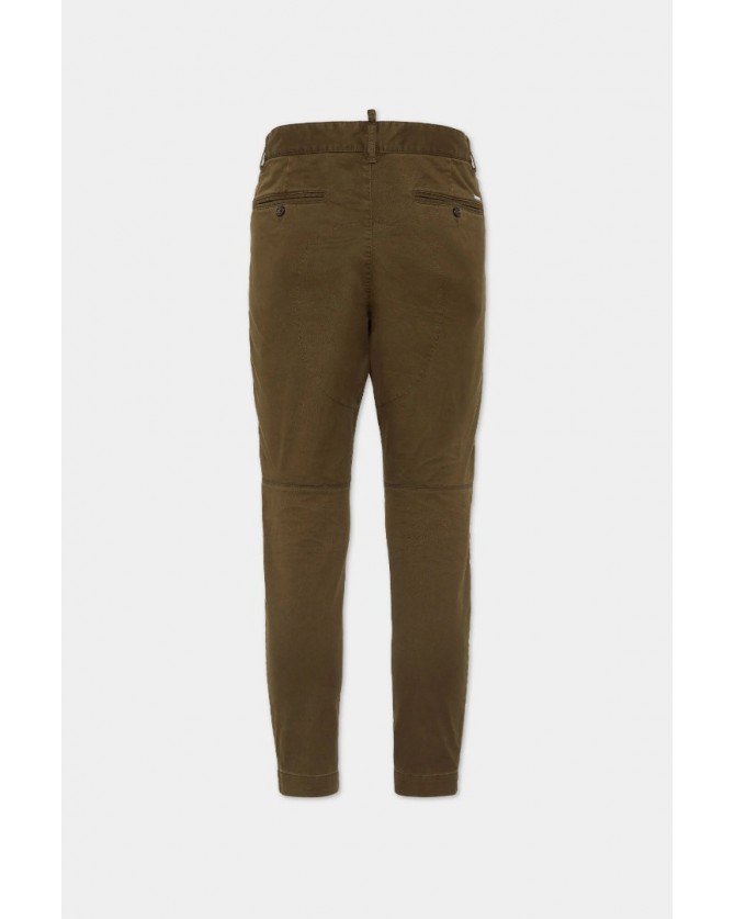 Παντελόνι chinos Dsquared2 Λαδί  S74KB0819S39021-728