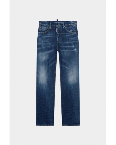 Παντελόνι Jean Dsquared2 Μπλε Medium Clean Vintage Wash Roadie Jeans S75LB0639S30342-470