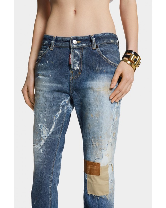 Παντελόνι Jean Dsquared2 Μπλε S75LB1089D30011-470